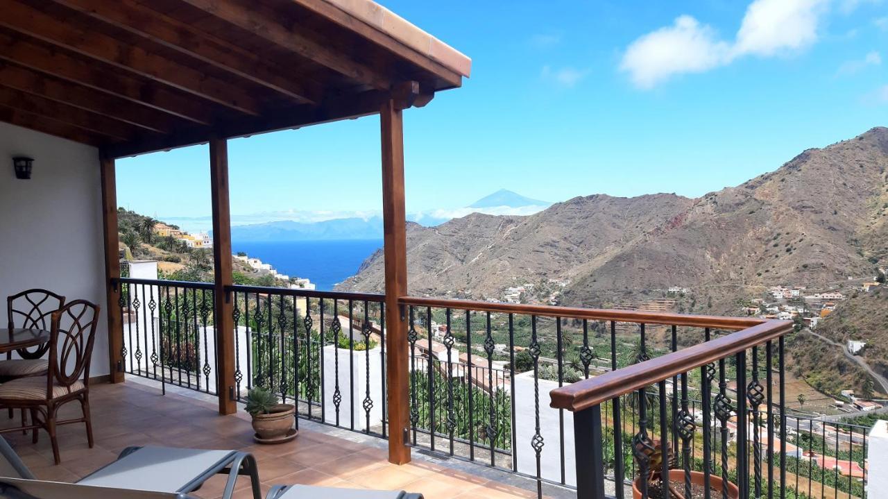 Casa La Sabina Roja 1 - Casa Con Impresionantes Vistas Sobre Hermigua Y El Mar Eksteriør billede