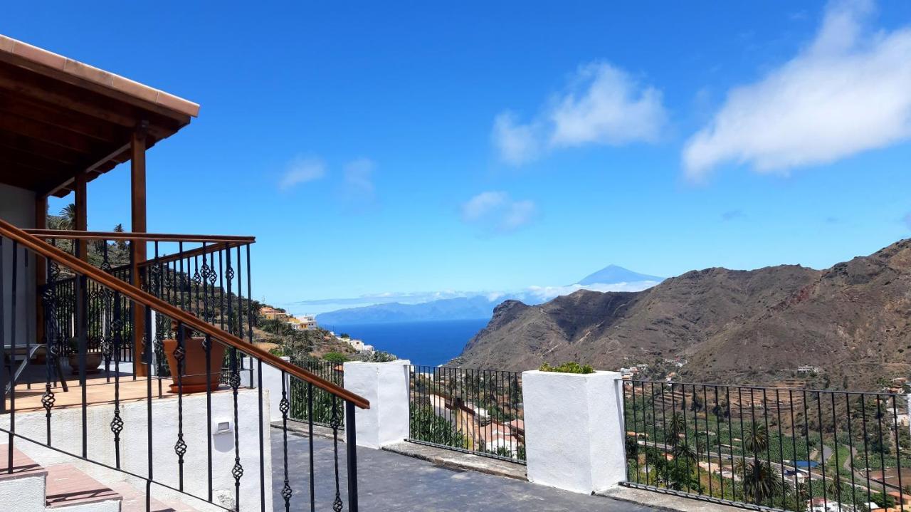 Casa La Sabina Roja 1 - Casa Con Impresionantes Vistas Sobre Hermigua Y El Mar Eksteriør billede