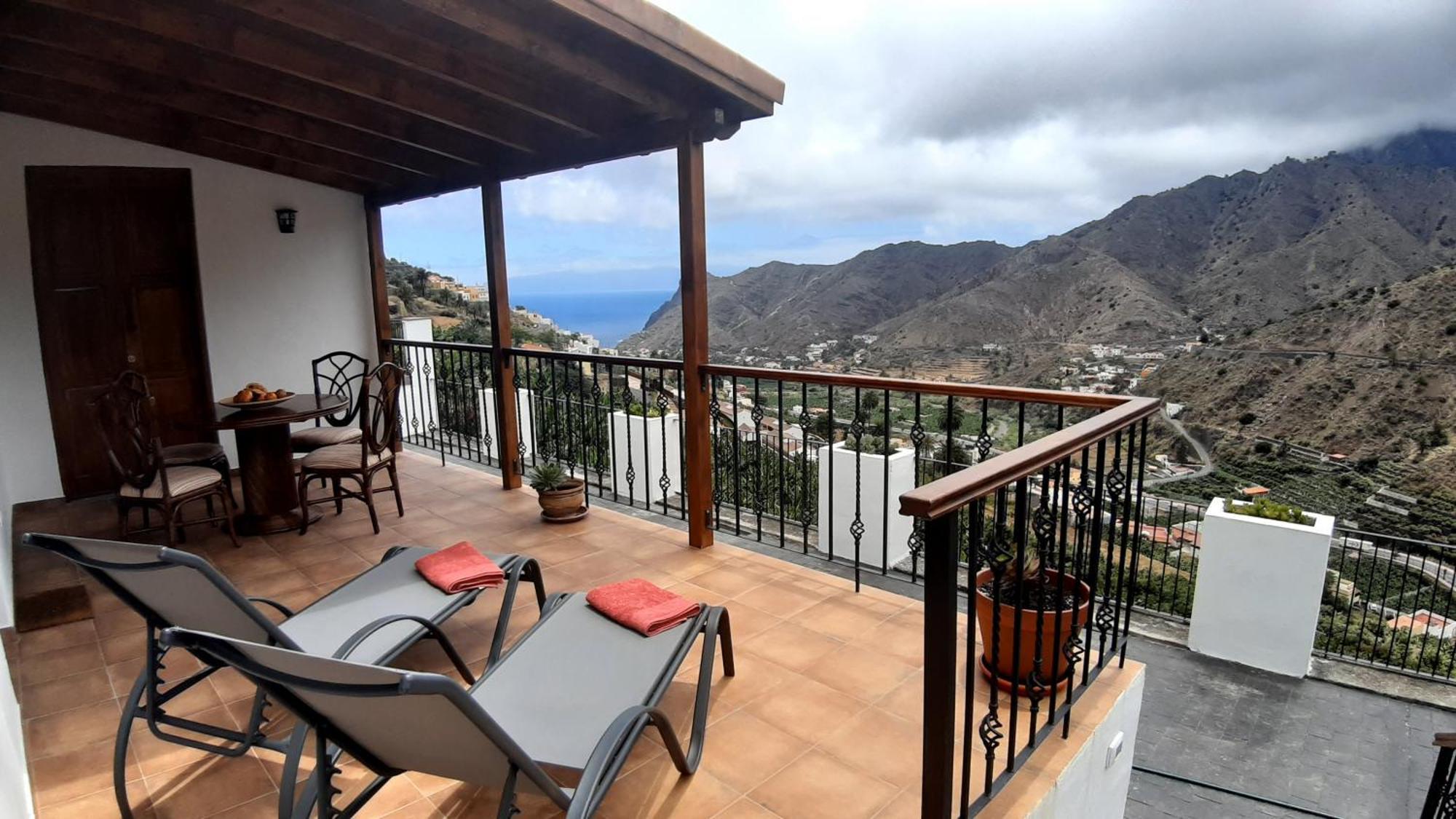 Casa La Sabina Roja 1 - Casa Con Impresionantes Vistas Sobre Hermigua Y El Mar Eksteriør billede