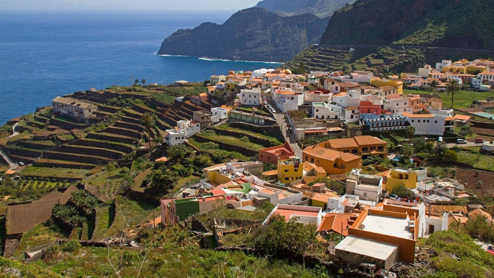 Casa La Sabina Roja 1 - Casa Con Impresionantes Vistas Sobre Hermigua Y El Mar Eksteriør billede